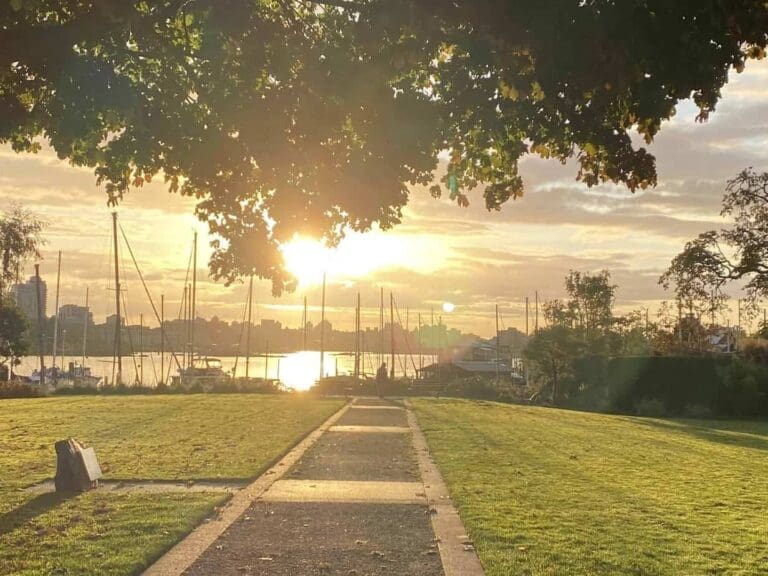 Esquimalt Captain Jacobsen Park at sunrise
