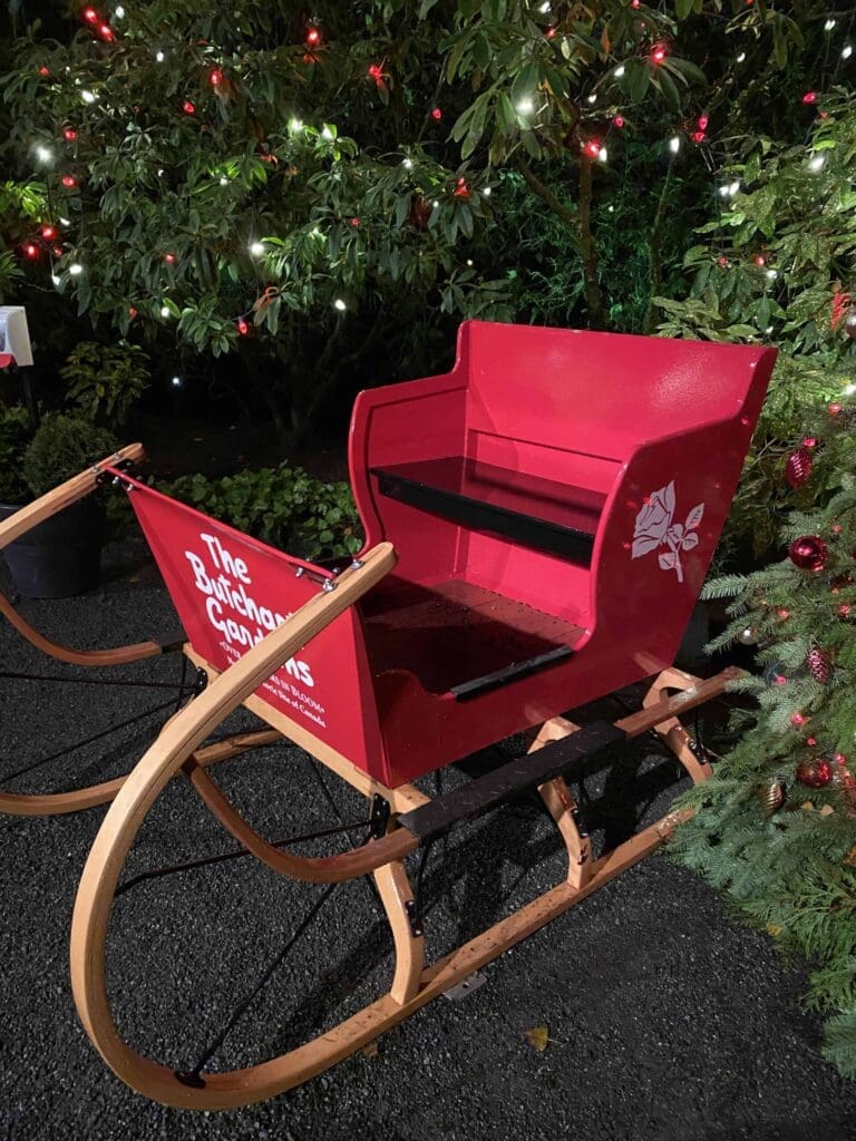 Butchart Gardens Victoria at Christmas