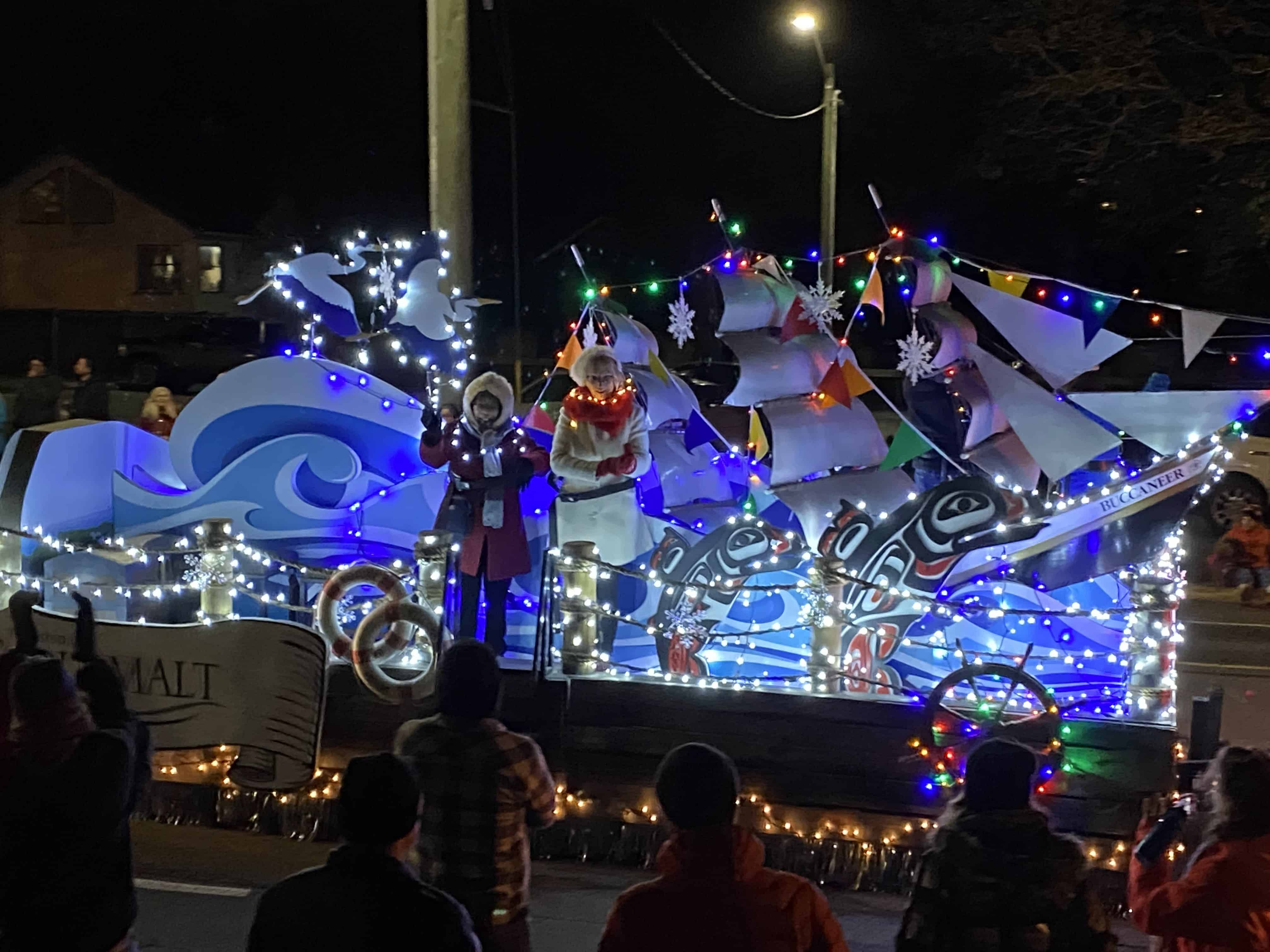 Things to do in Esquimalt - Another float in the Celebration of Lights Parade in December 2021.