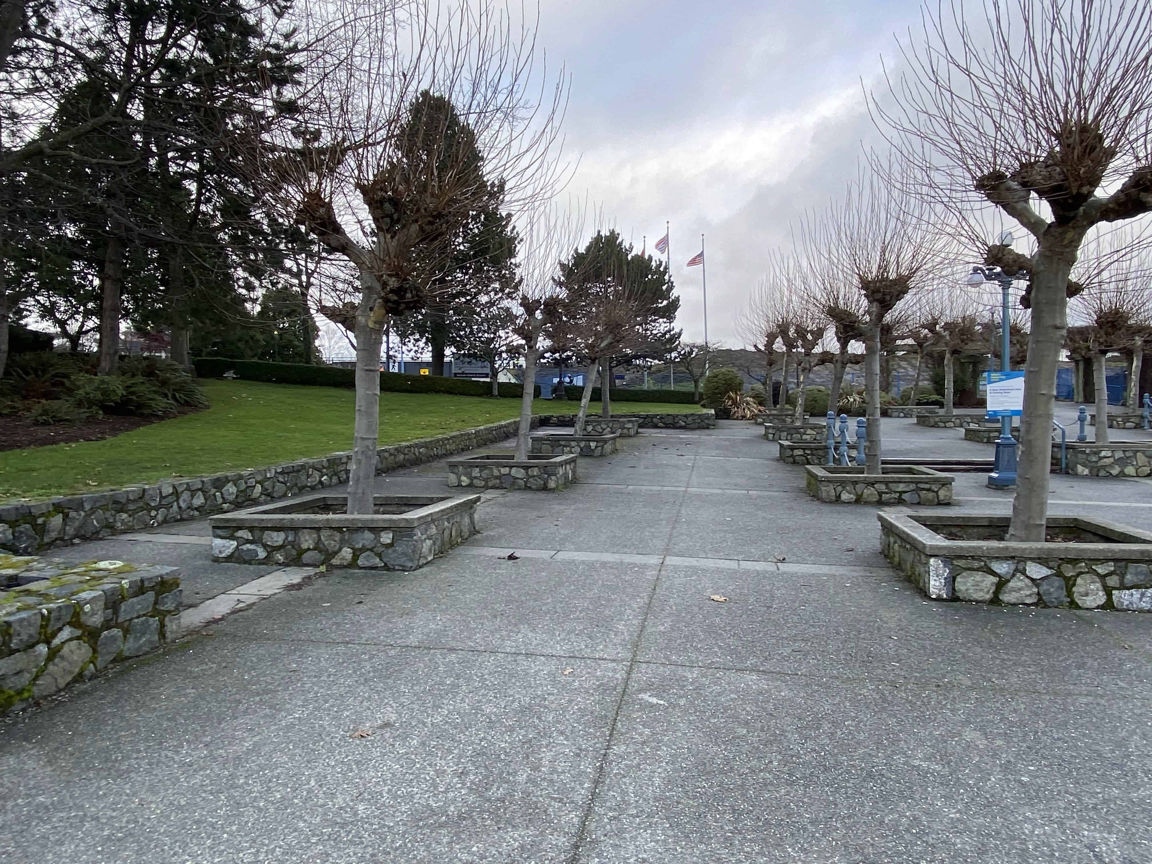 Open area between the Delta and Johnson Street Bridge