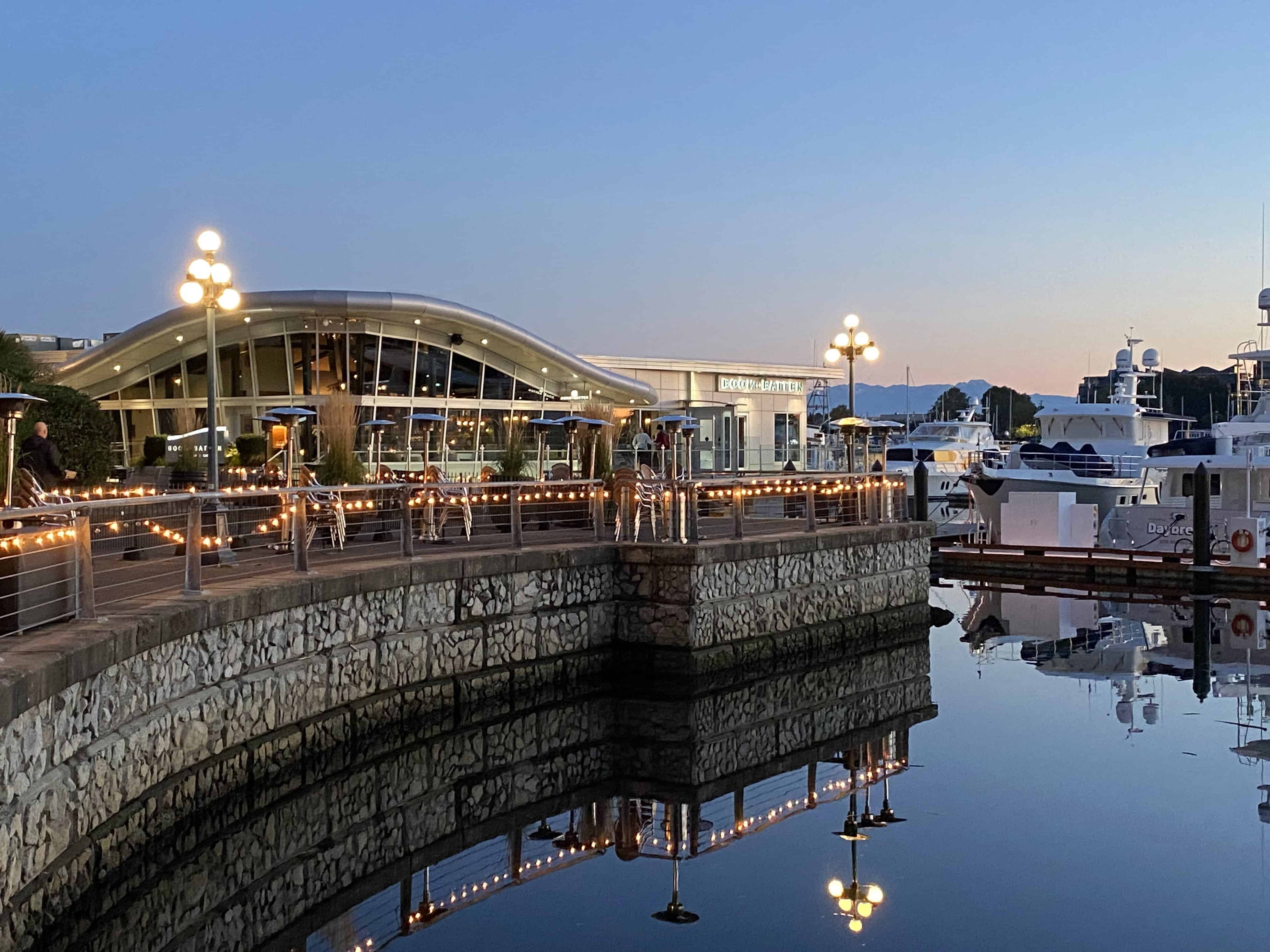 Boom + Batten Restaurant & Cafe is a stop for coffee or reserve at restaurant for a meal.