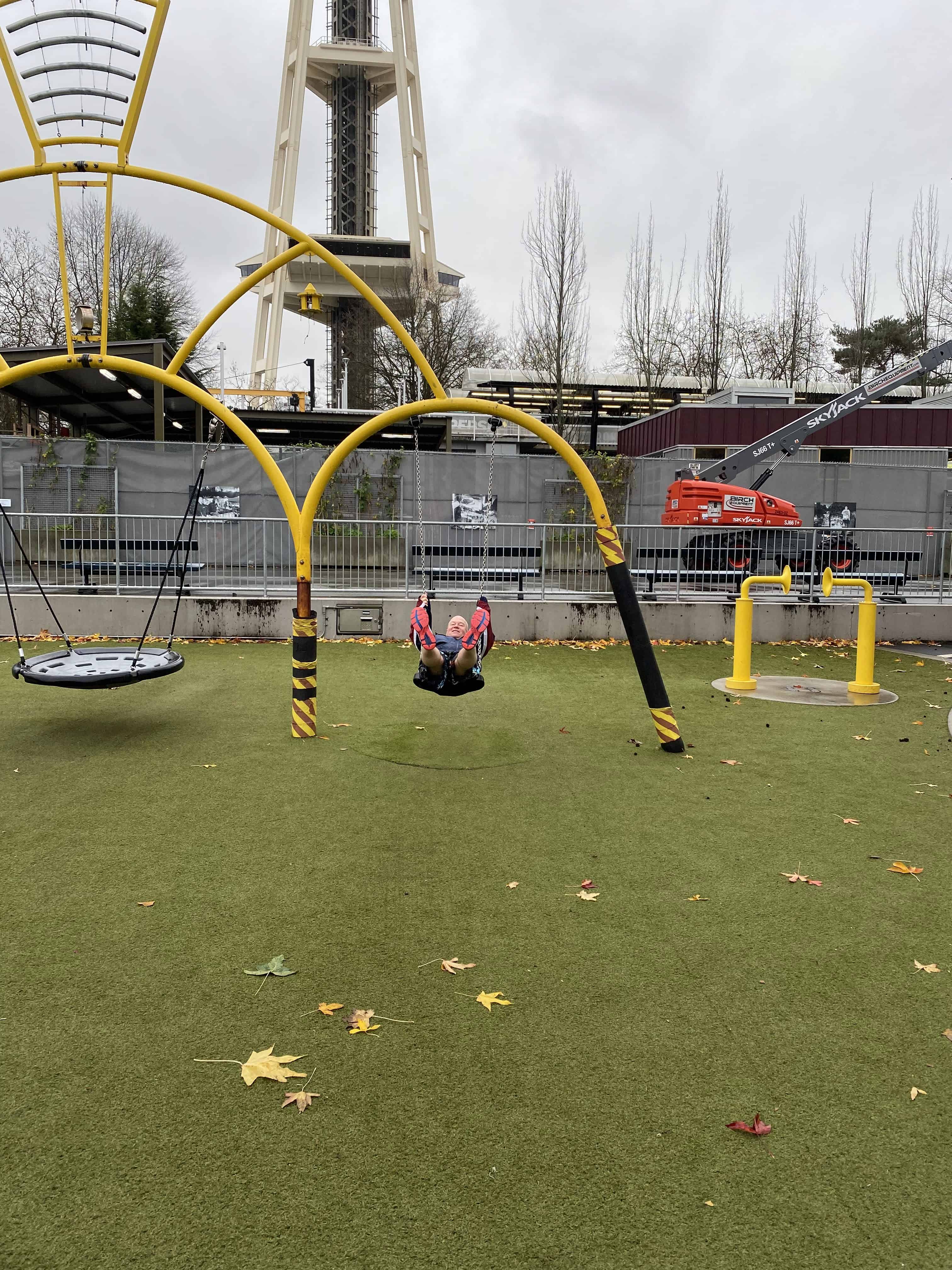Paul having fun at the Artist at Play playground