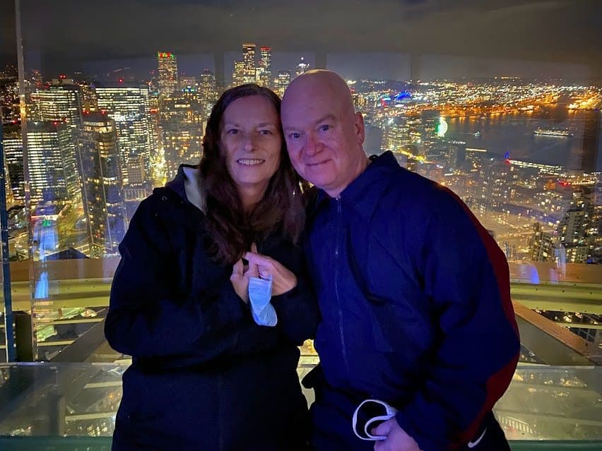 Us atop the Space Needle