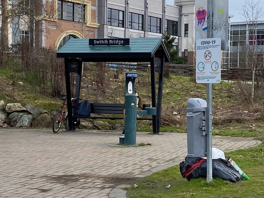 Switch Bridge stop on the Galloping Goose Regional Trail