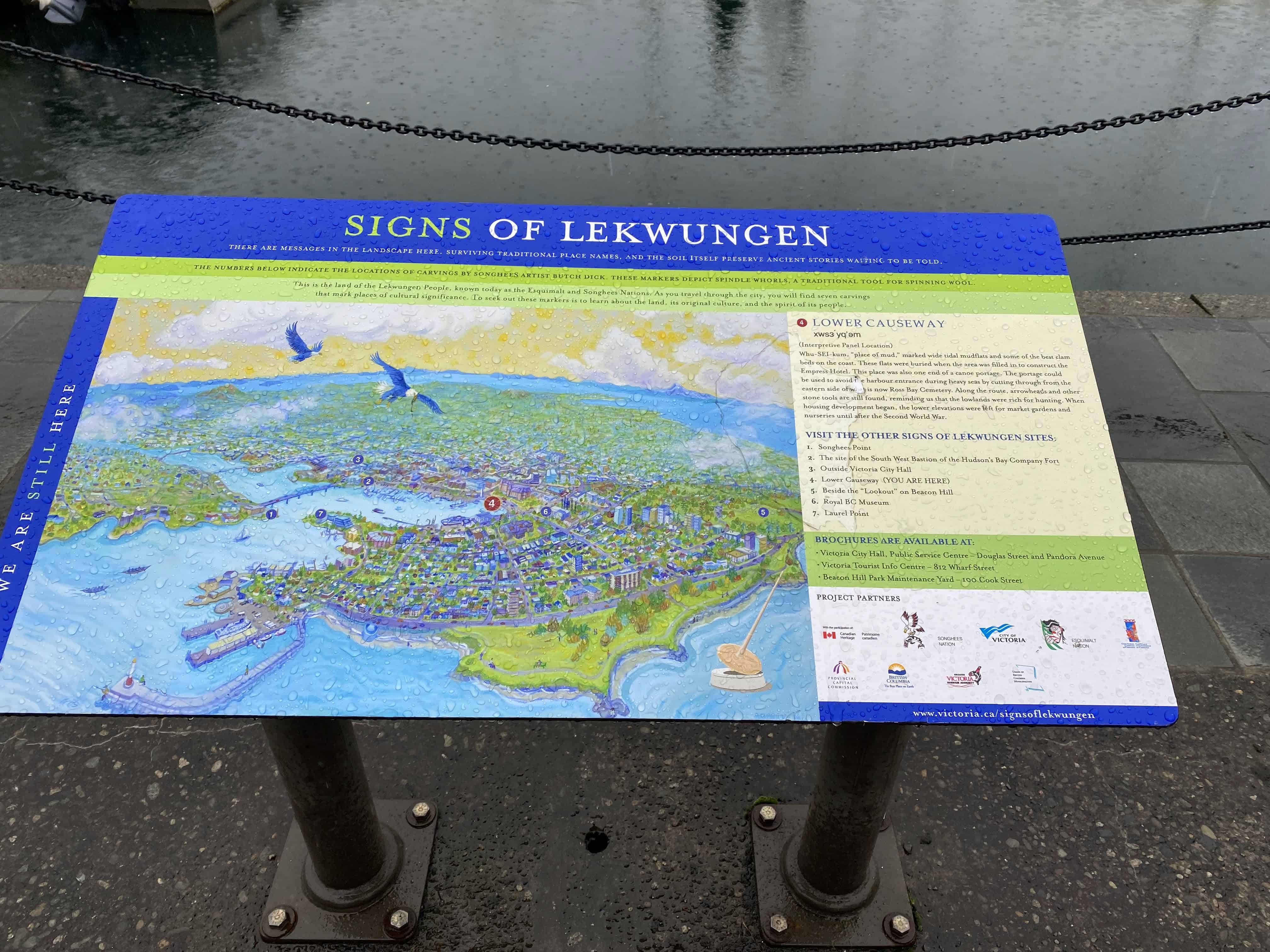 Signs of Lekwungen, explaining the details of the symbol Whu-SEI-kum, or "place of mud"