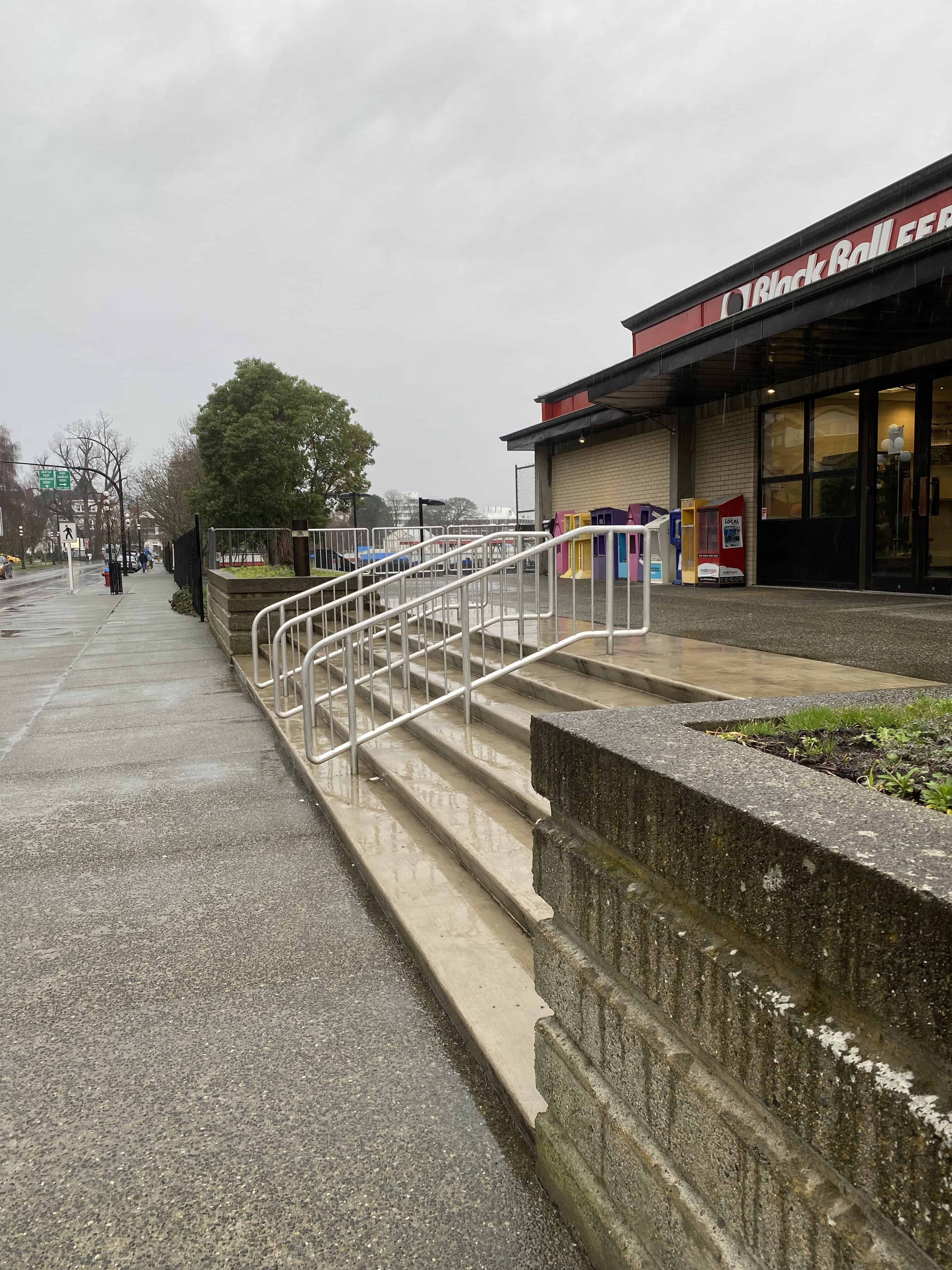 Black Ball Ferry (the Coho) Building located on Belleville Street 