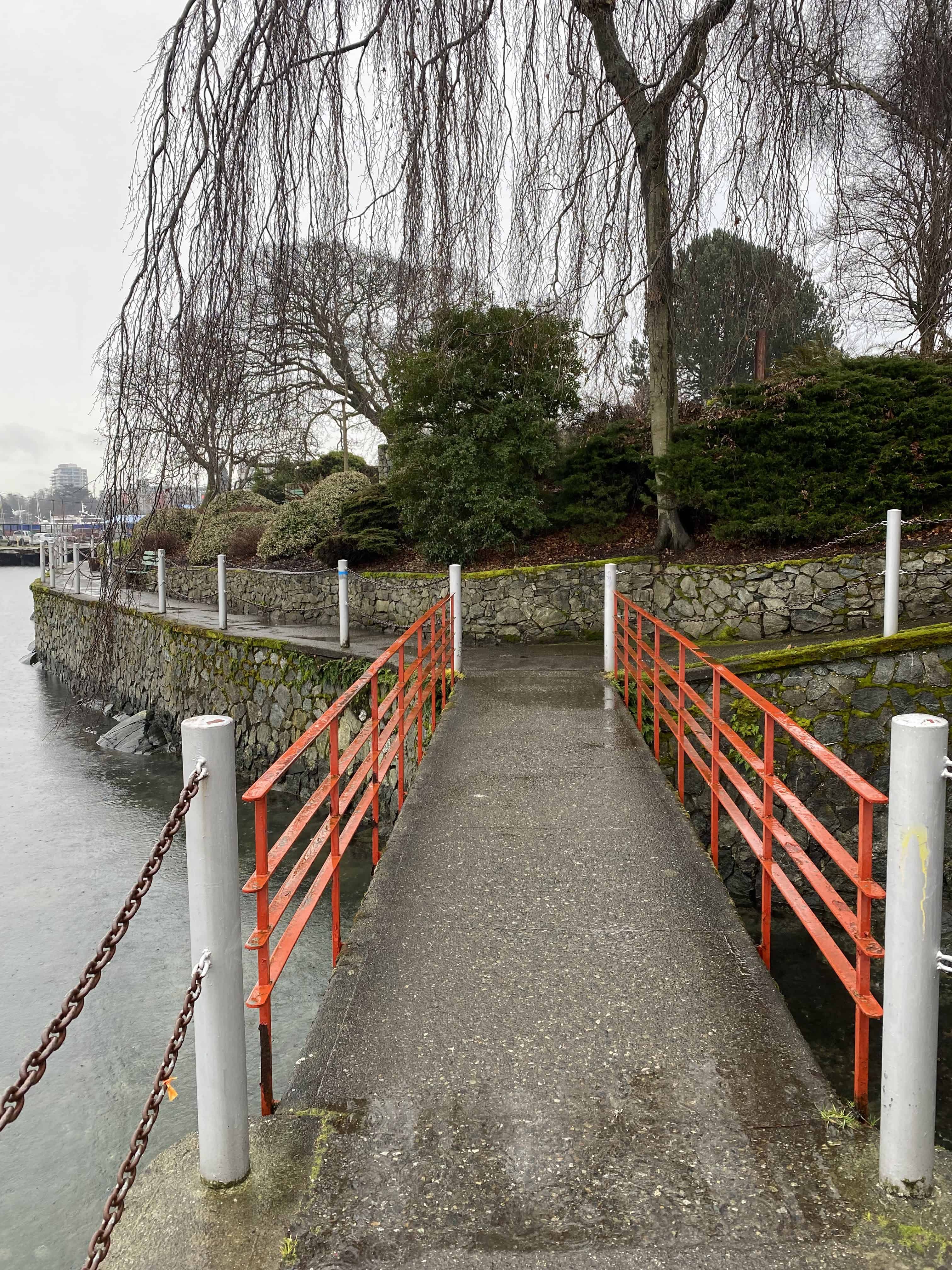 Beautiful bridge on the walkway