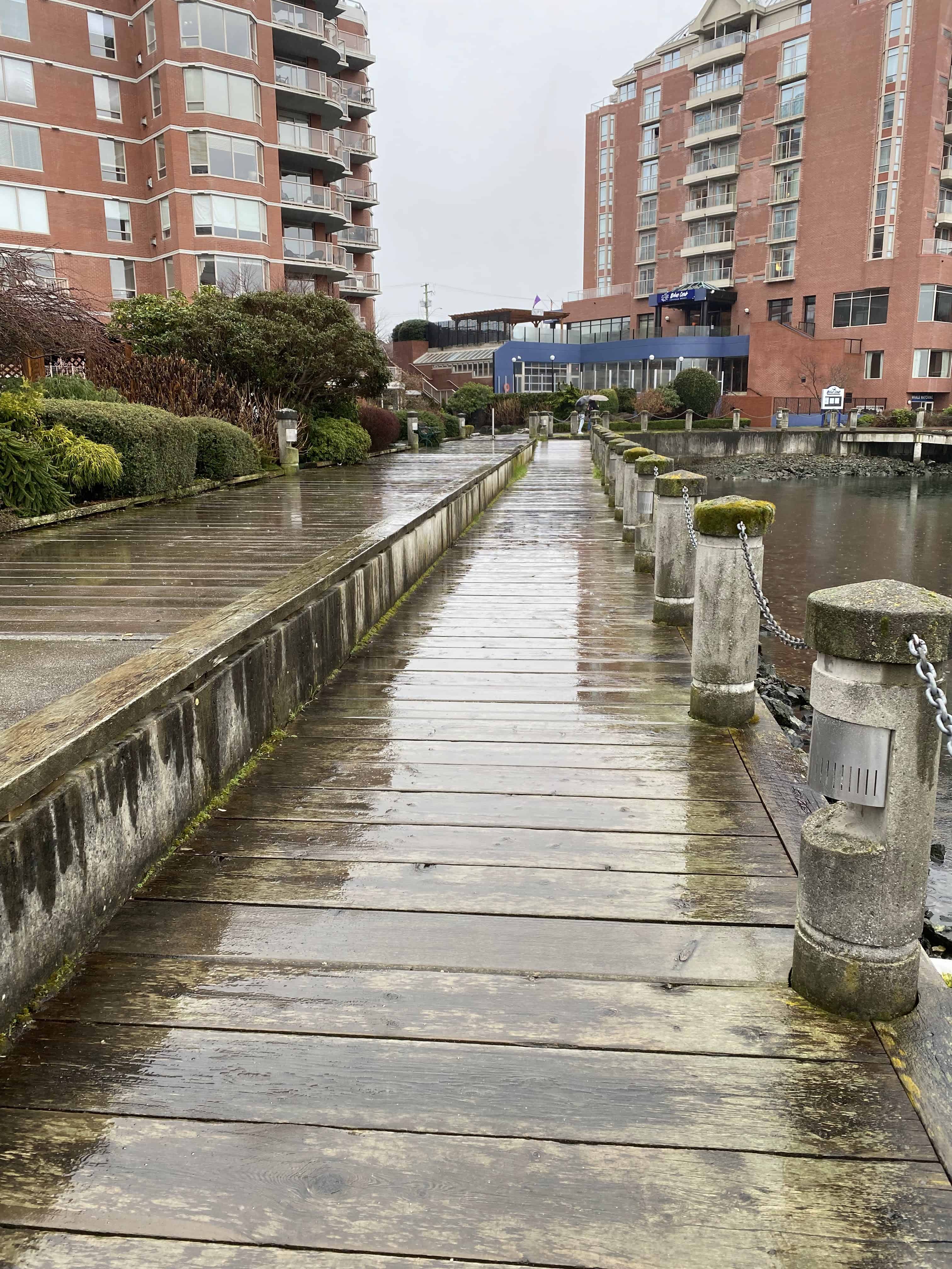 Walkway along the harbour