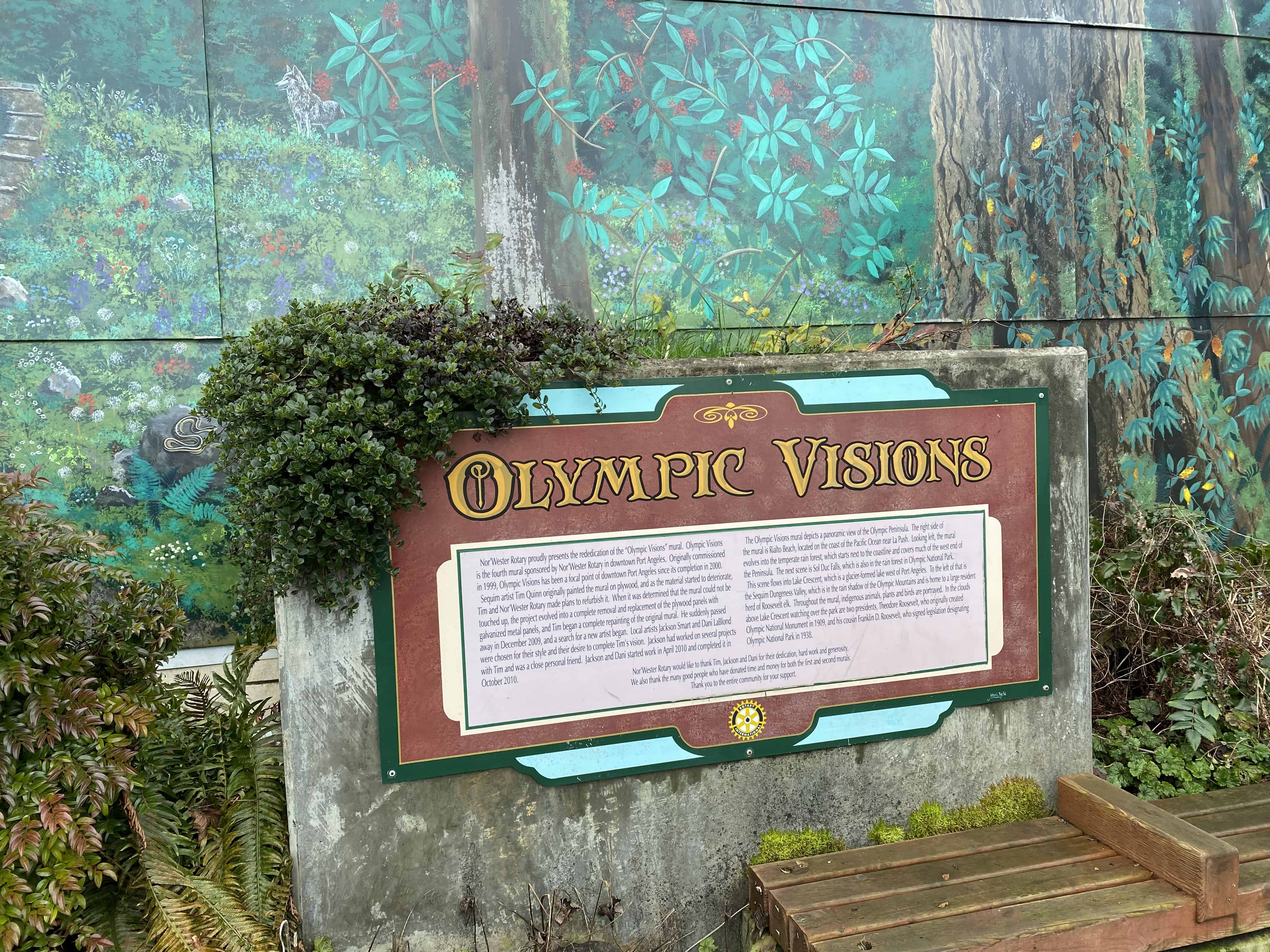 Display downtown Port Angeles