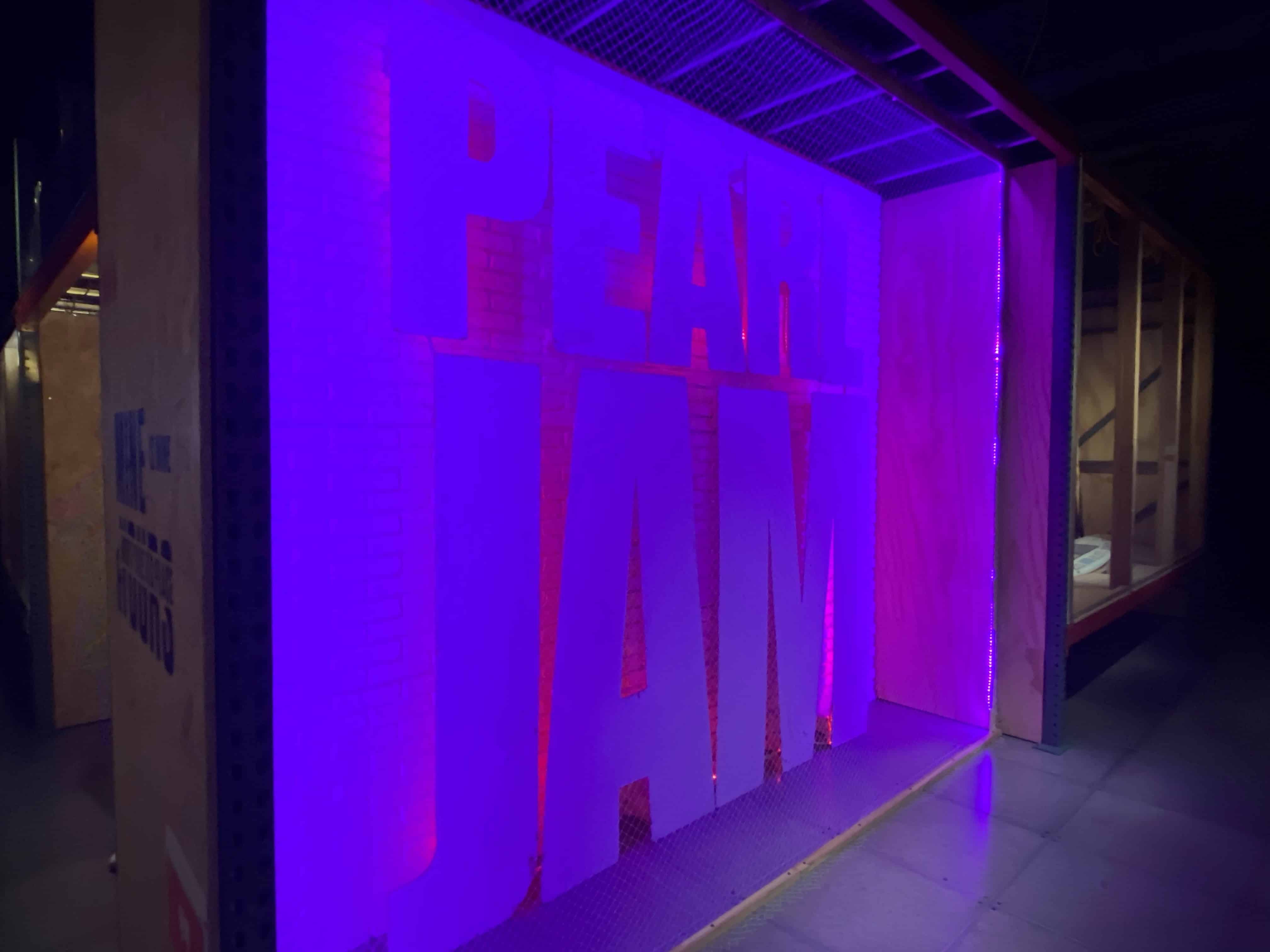 Part of the Pearl Jam display at MoPop