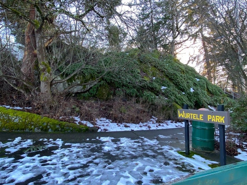 Wurtele Park after the snow.