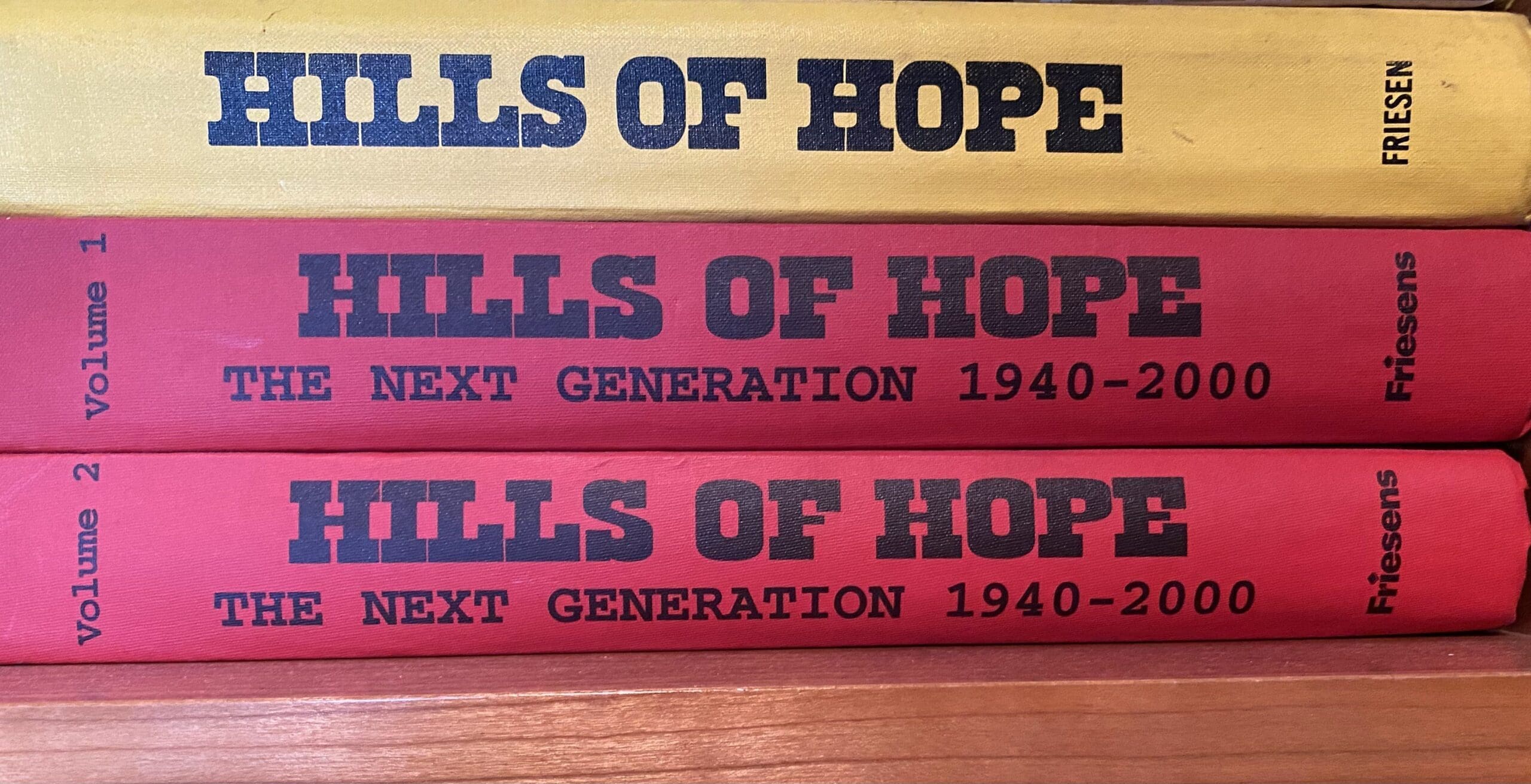 Hills of Hope books detailing families of the communities in Alberta where Gail's family lived. - Ancestry Trip to Ørnes Norway