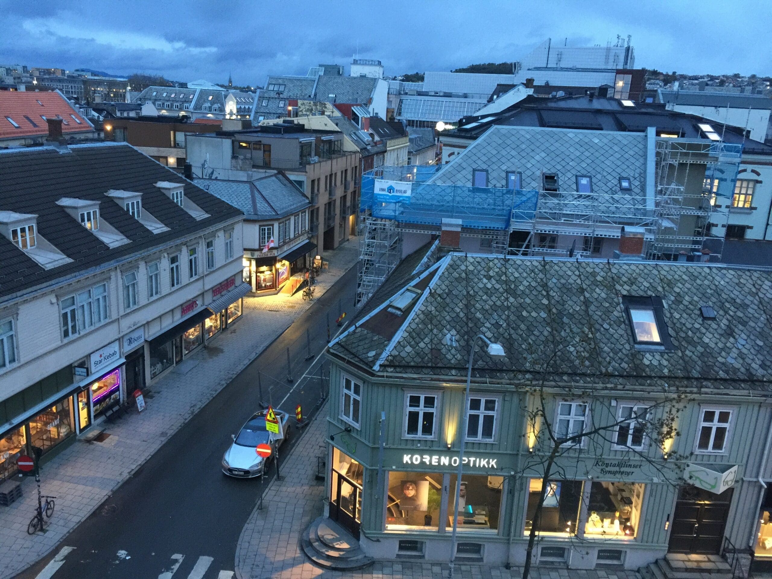 View from our hotel room - 3 days in Trondheim Norway