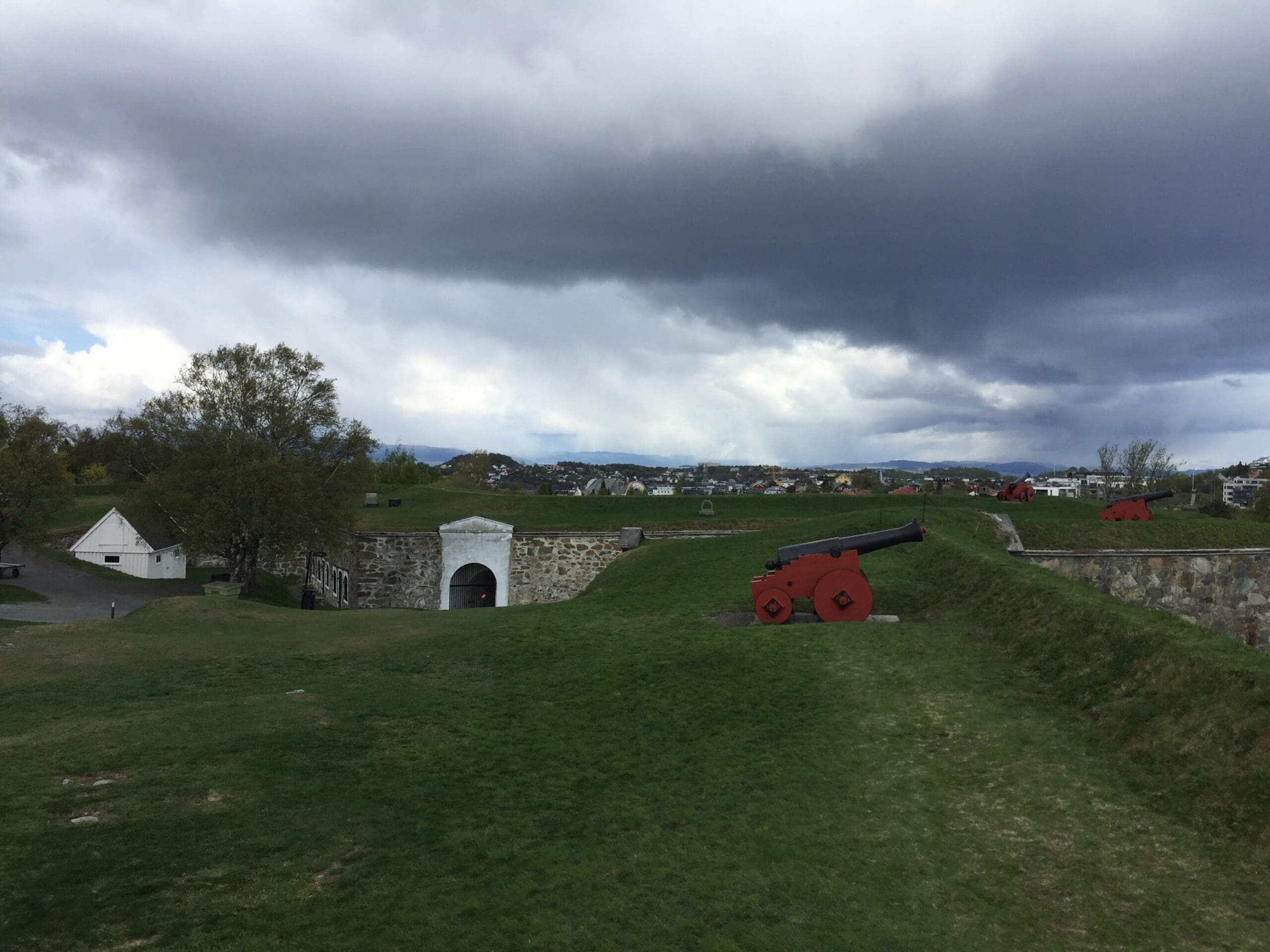 Sweeping views of the City below from Kristiansten Fortress - 3 Days in Trondheim Norway