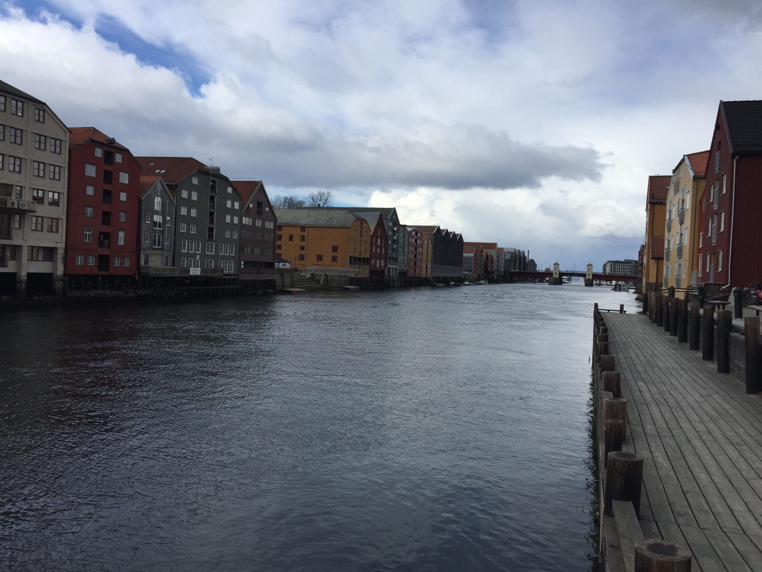 Lovely Bridges and harbour in Trondheim.  3 days in Trondheim Norway