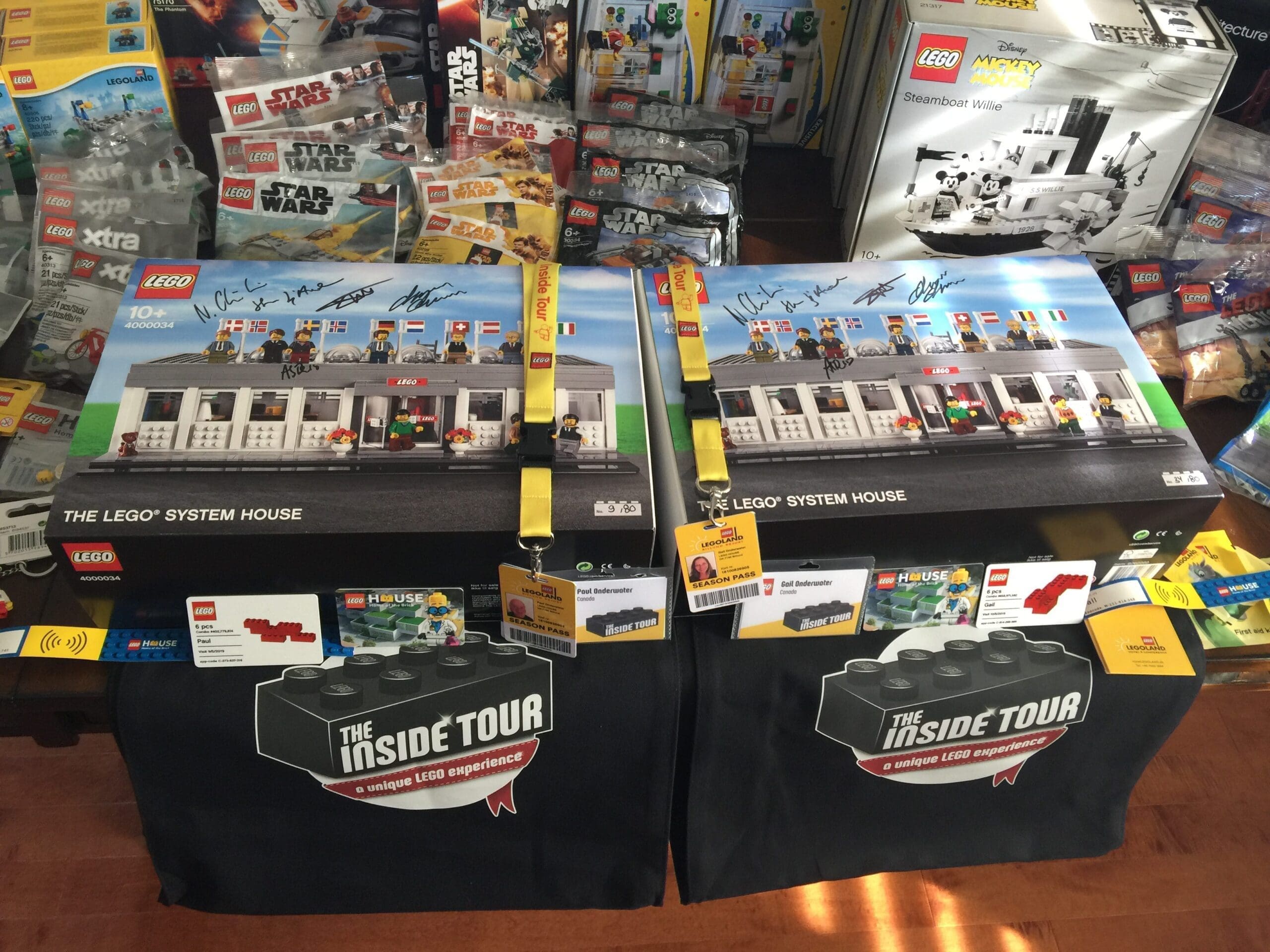 Back at home, hard to believe everything fit in the luggage! Lego inside Tour Once in a lifetime trip!