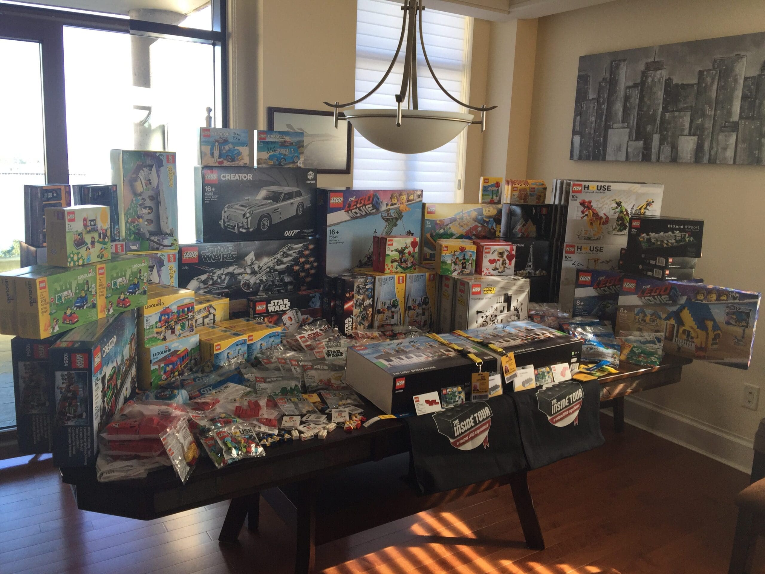 Lego Inside Tour, shopping was fun!