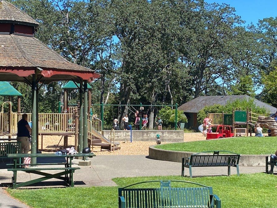This is one of two play areas (close to the Children's Farm at Beacon Hill Park