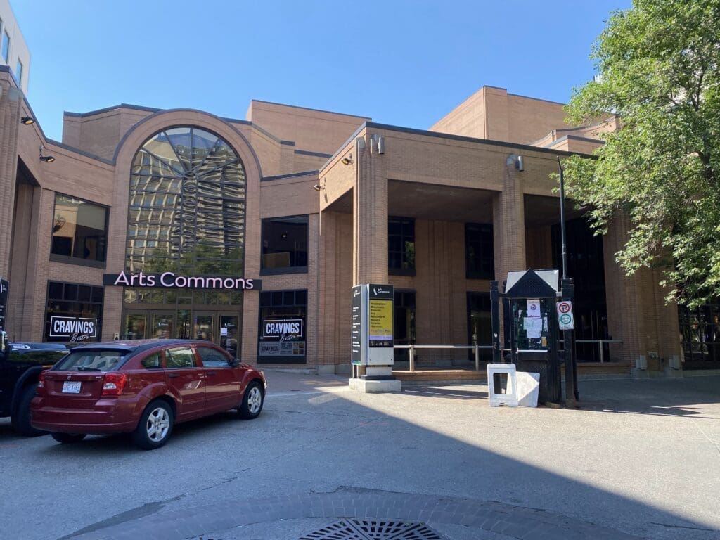 The Art Commons Building is along Stephen Avenue.