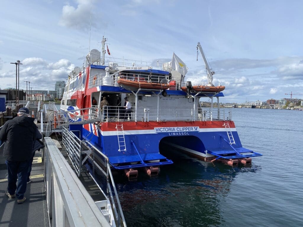 Clipper in harbour.