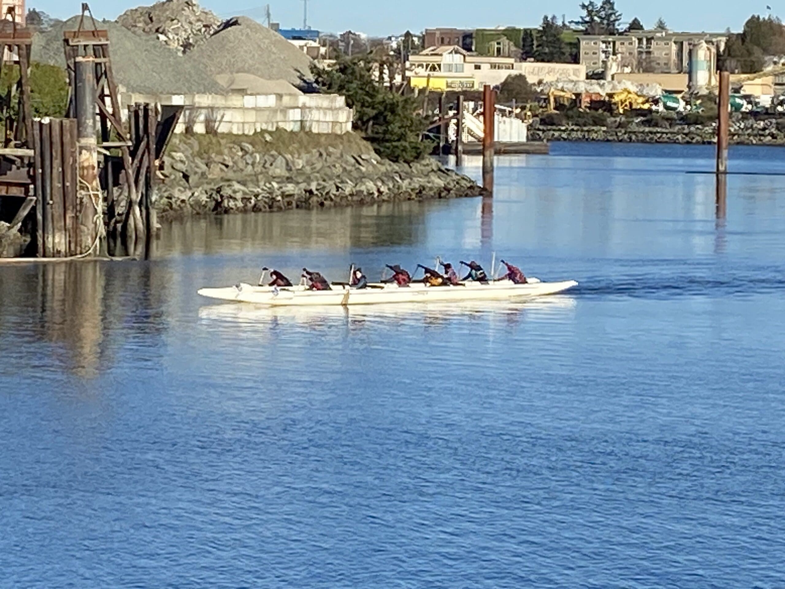 Lots of teams practice water sports in the Gorge Waterway and Victoria Harbour.